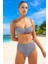 Desenli Bikini Takımı Yüksek Konfor Ergonomik Kesim Özel Tasarım Su Sporları Için 2