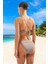 Parlak Üçgen Bikini Takımı Yüksek Konfor Klora Dayanıklı Özel Tasarım 2