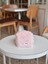 Pudra Peluş Mini Makyaj Çantası, Pembe, Şık ve Kompakt Tasarım 1