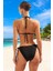 Üçgen Simli Bikini Takımı Özel Tasarım Yaz Koleksiyonu Hızlı Kuruyan Klora Dayanıklı 3