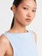 21001 Kayık Yaka Peplum Top-Açık Mavi 3