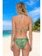 Desenli Üçgen Bikini Takımı Ergonomik Kesim Su Sporları Için Esnek Kumaş Premium Kalite 3