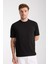 Erkek %100 Pamuk Relax Fit Kertenkele Nakışlı T-Shirt 3