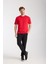 Erkek %100 Pamuk Relax Nakış Detaylı T-Shirt 3
