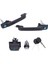 5 Adet Set Araba Dış Kapı Kolu Anahtar ve Bagaj Kapağı Kilidi 1H0837207B Cabrıo 1995-1998 Için (Yurt Dışından) 3