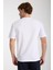 Erkek %100 Pamuk Relax Nakış Detaylı T-Shirt 3