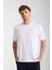 Erkek %100 Pamuk Relax Nakış Detaylı T-Shirt 5