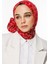 Marrakech Desen Çift Taraflı Şal Bordo-Mint Yeşili 1