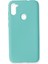 Samsung Galaxy A11 Kılıf Nano Içi Kadife Silikon - Turkuaz - NEONX7340-8217 2