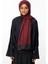 Sahra Desen Çift Taraflı Şal Siyah-Bordo 1