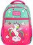 Royalglow Kombin Fuşya Unicorn Ilkokul Çantası ve Termal Beslenme Çantası Kalemlikli Set 3