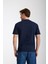 Erkek %100 Pamuk Relax Fit Baykuş Nakışlı T-Shirt 3