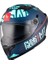 Braker Sv Punk Rider C7 Gloss Motosiklet Kaskı Parlak Mavi - Beyaz 5