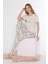 Kısa Kol Viskon Pijama Takımı Flz 88-118 4