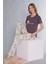 Kısa Kol Viskon Pijama Takımı Flz 88-118 2