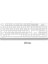 FK10 USB Kablolu Multimedia Klavye Beyaz 4