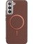Samsung Galaxy S24 Elektroliz Pu + Tpu Telefon Arka Kapağı Magsafe ile Uyumlu (Yurt Dışından) 1