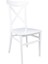 Silver Sandalye D Modeli (6 Adet) Beyaz 1