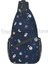 Uzay Planet Astronot Sling Bag Yürüyüşü Gündüz Paketi Crossbody Omuz Sırt Çantası Sıradan Seyahat Göğüs Paketi Erkekler Kadın Gençler Renk: 4 (Yurt Dışından) 1