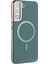 Samsung Galaxy S24 Elektroliz Pu + Tpu Telefon Arka Kapağı Magsafe ile Uyumlu (Yurt Dışından) 2