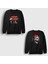 Unisex Siyah Poster Skull Limp Bizkit Sırt Baskılı Sweatshirt 1