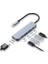 Çoklu Bağlantı Type-C Girişli Çoğaltıcı Çevirici Iki USB Iki Type-C Şarj Imkanı HDMI 4