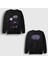 Unisex Siyah Them King Diamond Sırt Baskılı Sweatshirt 1
