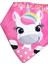 Unicorn Kız Bebek Fular Önlük 3