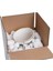 30X25X15 cm Tek Oluklu A-Box Taşıma Kolisi 200 Adet - Beyaz 2