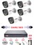 5 Li Sesli Gece Renkli Görüş Güvenlik Kamerası Su Geçirmez Güvenlik Kamerası Seti 5590S 320GB 2