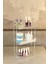 3 Katlı Çok Renkli Makyaj ve Kozmetik Düzenleyici Banyo Rafı 7