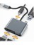 4in1 Çoklu Dönüştürücü Type-C Girişli 4K HDMI VGA USB Type-C Çıkışları Çevirici 1