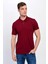 Erkek Bordo Polo Yaka Likralı T-Shirt T621 3