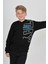 Erkek Çocuk Stay Baskılı Sweatshirt 1