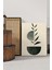 Minimalist Yeşil Zeytin Dalı Kanvas Tablo 1