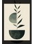 Minimalist Yeşil Zeytin Dalı Kanvas Tablo 2