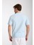 Erkek %100 Pamuk Relax Fit Baykuş Nakışlı T-Shirt 4