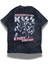 Unisex Kiss Party Every Day Sırt Baskılı Yıkamalı T-Shirt, Oversize Rock Band Temalı Retro Tişört 3