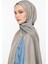Lavin Desen Çift Taraflı Şal Vizon-Turkuaz 2