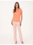 Kadın Somon Kısakollu Pijama Takımı 50319002-VR204 1
