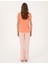 Kadın Somon Kısakollu Pijama Takımı 50319002-VR204 5