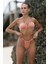 Bunga Bağlamalı Büzgü Detay Somon Bikini Üstü 2