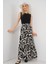 1898 Desenli Uzun Etek - C.siyah 3