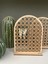 Kahverengi Rattan Küpe Organizer, Takı Tutucu ve Sunum Standı 3