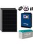 Güneş Enerjisi Bağ Evi Solar Paketi – 1kw Inverter + 3x 240W Güneş Paneli + 1x 12V 150AH Jel Akü 2