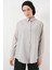 103901 Oversize Basic Tesettür Gömlek - A.gri 1