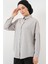 103901 Oversize Basic Tesettür Gömlek - A.gri 3