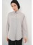103901 Oversize Basic Tesettür Gömlek - A.gri 4