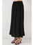 Kadın Uzun Ayrobin Etek 8050 - Siyah 2
