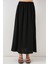 Kadın Uzun Ayrobin Etek 8050 - Siyah 4